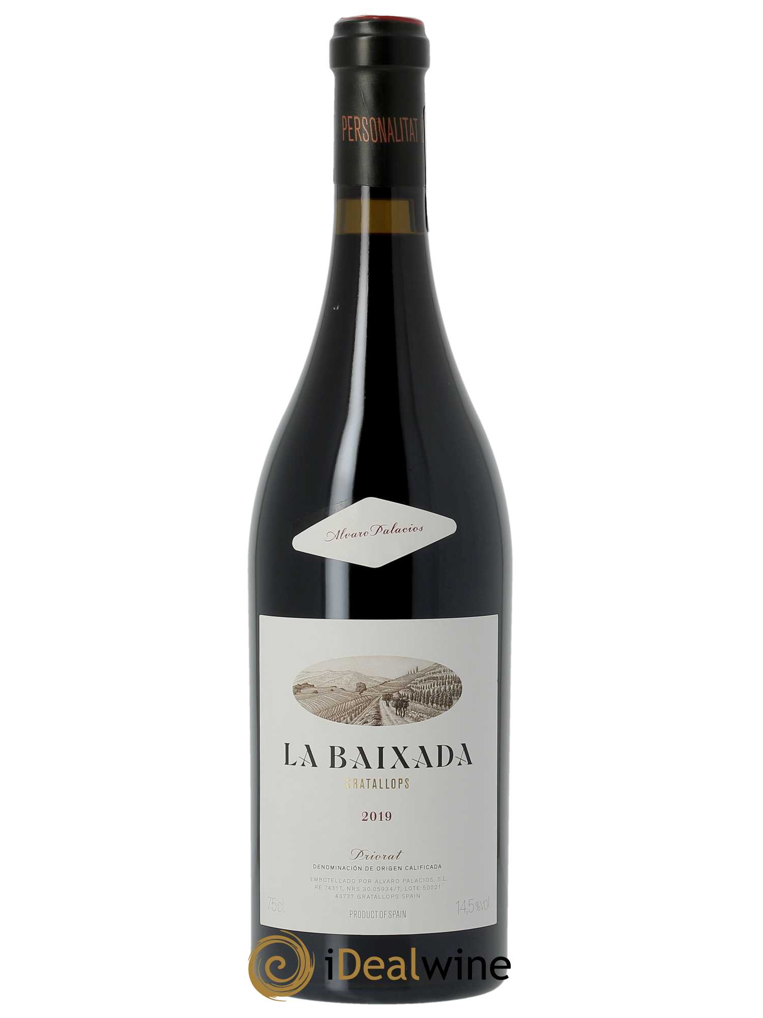 Priorat DOCa Alvaro Palacios Baixada  2019 - Lot de 1 Bouteille
