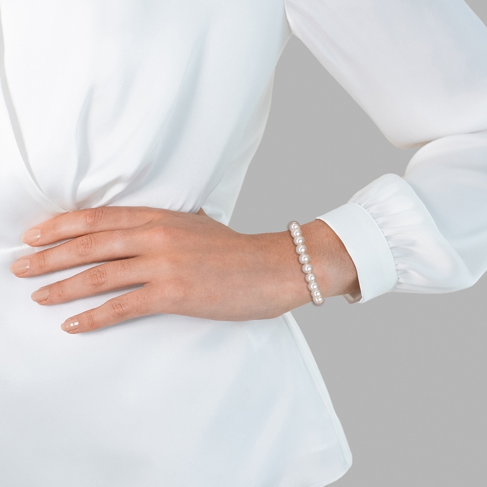 Valero Pearls Bracelet Argent sterling Perle de culture d'eau douce en Argent Bracelet
