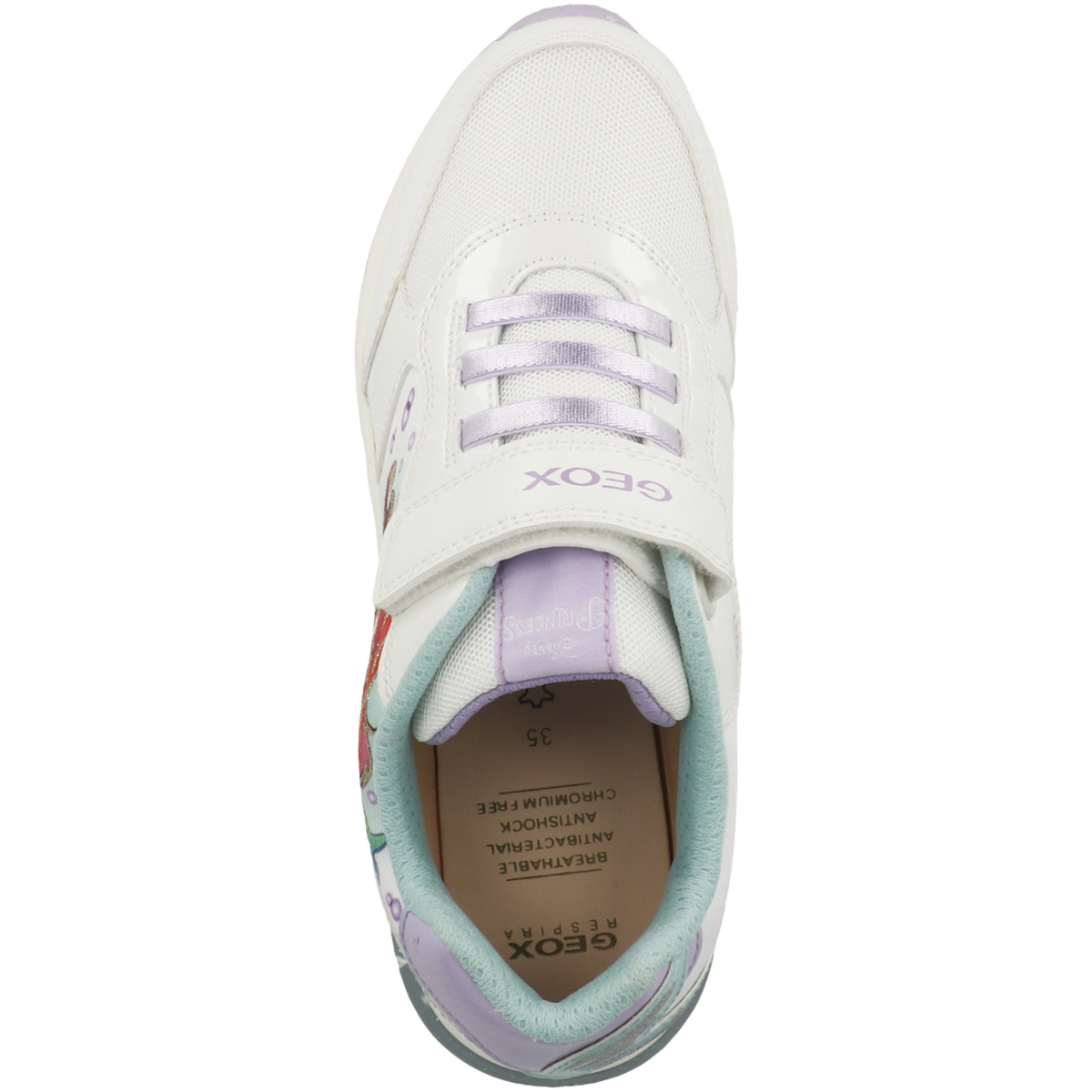 Geox J Spaceclub G. A Sneaker low weiss