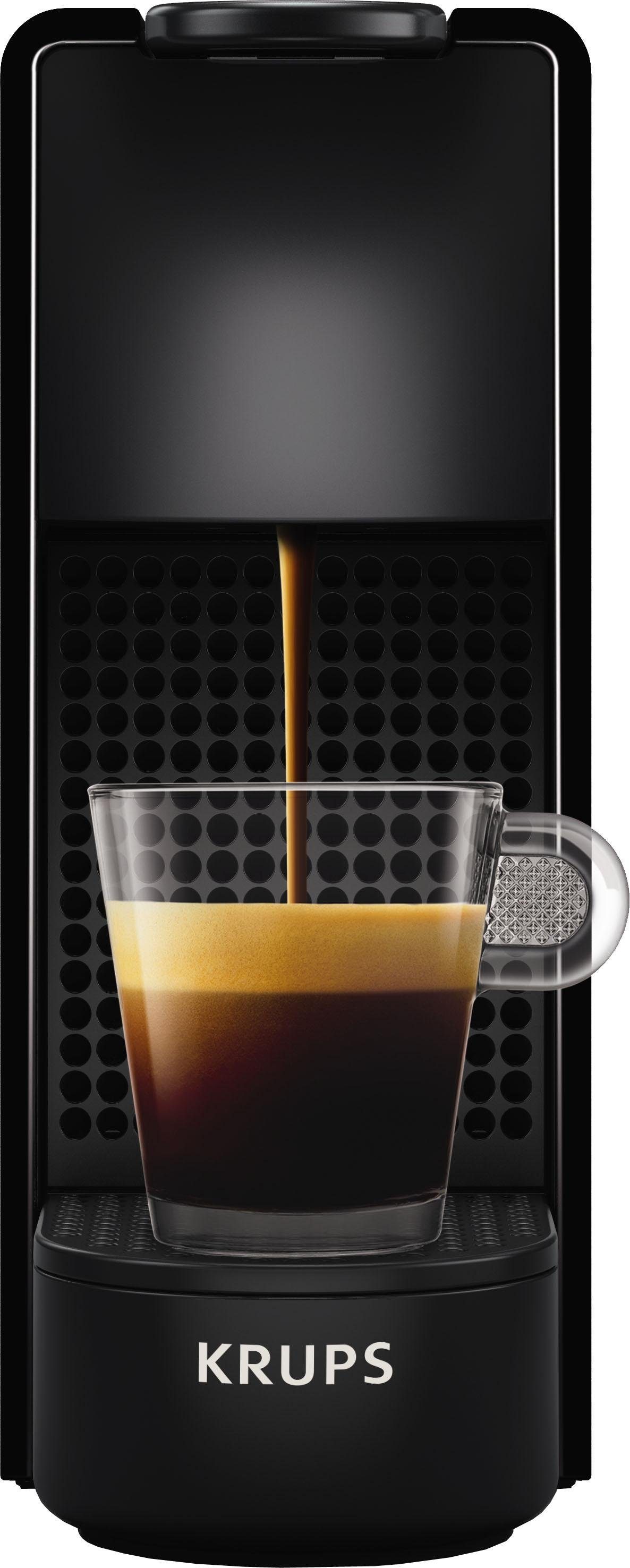 Nespresso Kapselmaschine XN1108 Essenza Mini von Krups, Pumpendruck: 19 Bar, inkl. Willkommenspaket mit 14 Kapseln