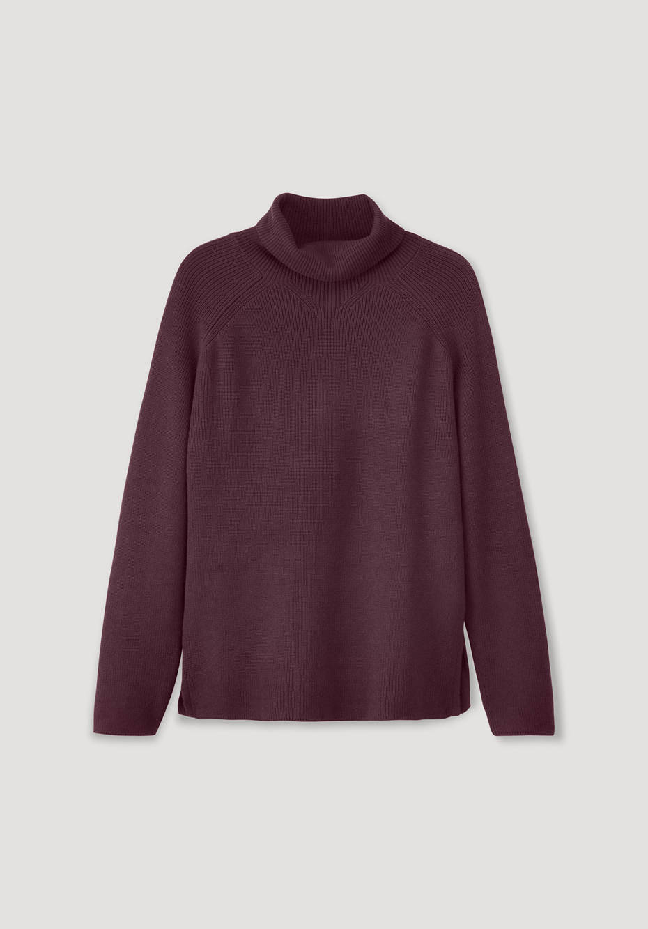Rollkragenpullover aus reiner Bio-Baumwolle