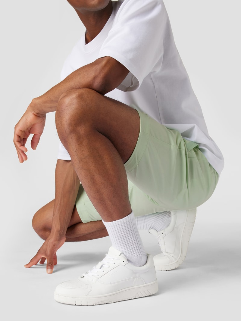 Slim Fit Shorts mit französischen Eingrifftaschen Modell 'Liem' in mint