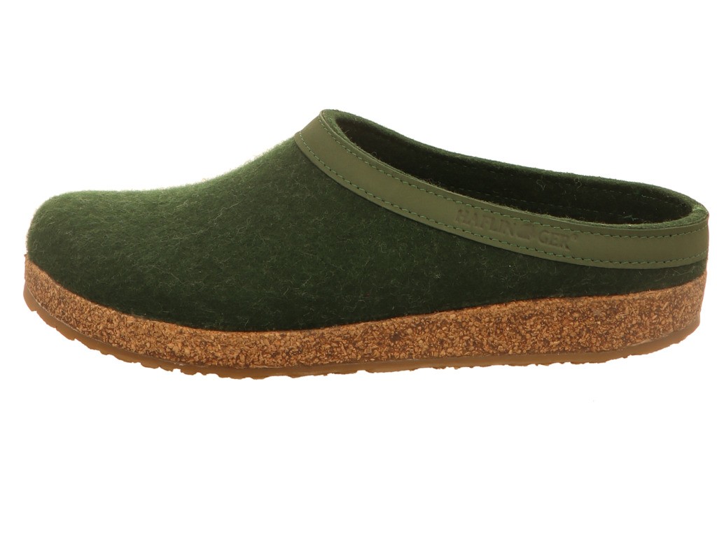 HAFLINGER Hausschuhe grün