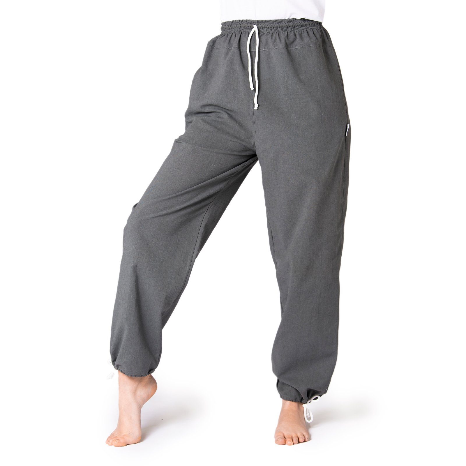 PANASIAM Wellnesshose E-Pants leichte Unisex Bundhose aus weicher Baumwolle für Damen und Herren Freizeithose mit Tunnelzug Relaxhose bequeme Sommerhose