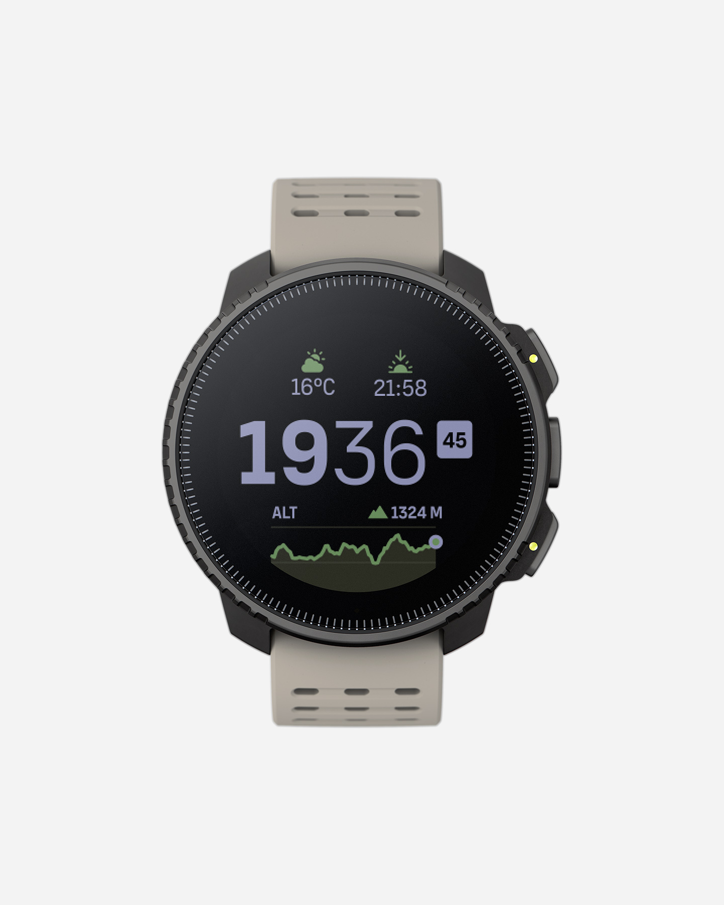 Vertikálne multifunkčné hodinky Suunto čierne SS050863000