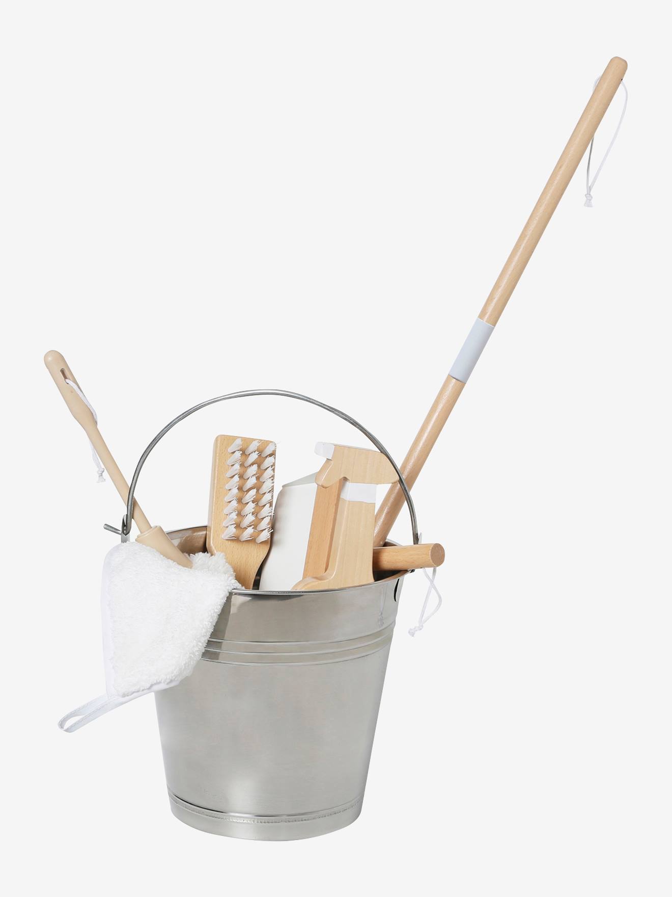 Vertbaudet Kinder Putz-Set aus Holz FSC - mehrfarbig