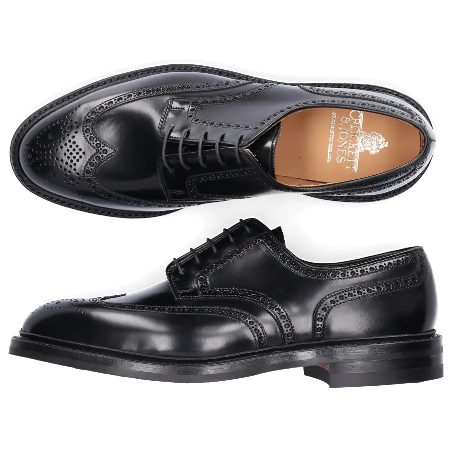 Crockett & Jones - Businessschuhe Derby PEMBROKE schwarz - schwarz