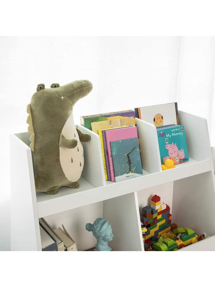SoBuy Kinderregal in Weiß - (B)86 x (H)77 x (T)36cm günstig kaufen onesize