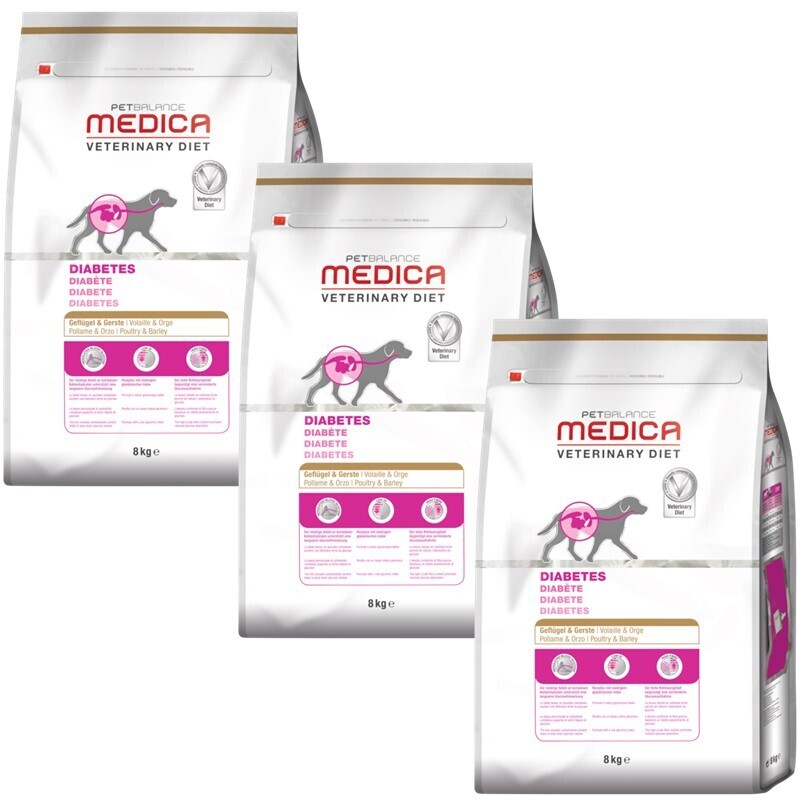 PetBalance Diabetes PetBalance Medica Diabetes Geflügel & Gerste 3x8 kg