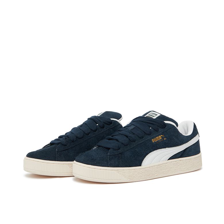 Puma Wmns Suede XL Hairy Club navy-frosted ivory