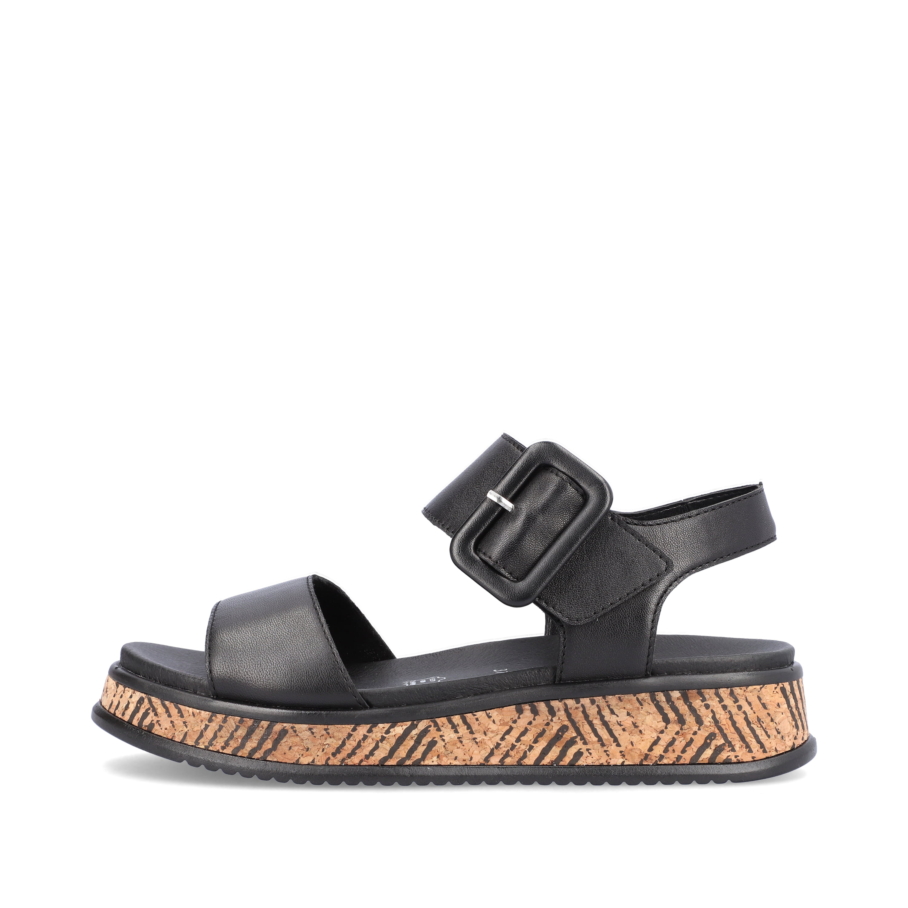 Rieker Damen Riemchensandalen midnight black
