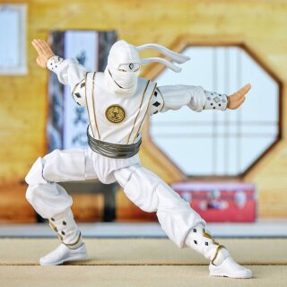 Power Rangers x Cobra Kai Ligtning Collection Actionfigur: Morphed Daniel LaRusso - White Crane Ranger