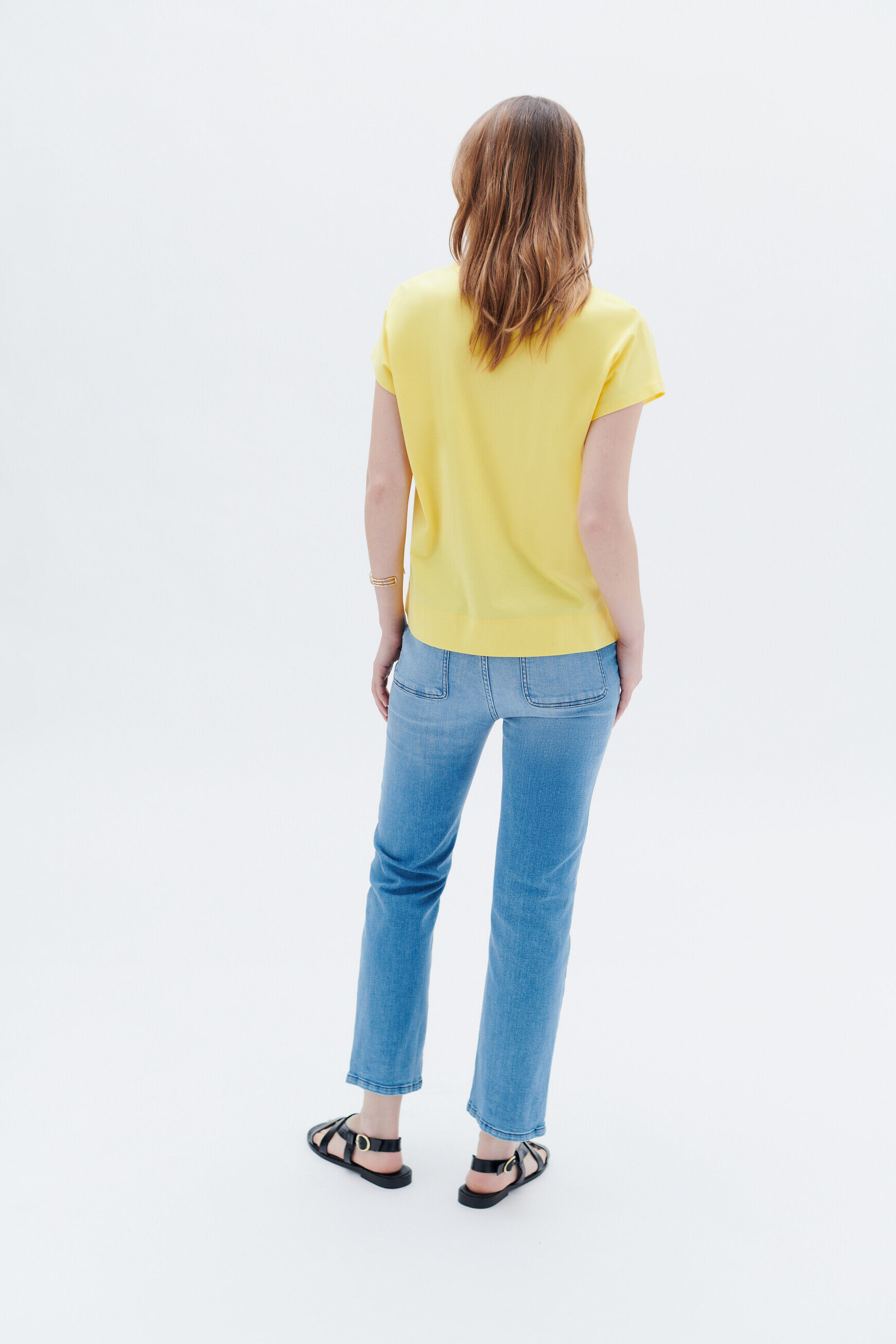T-shirt tilda jaune femme