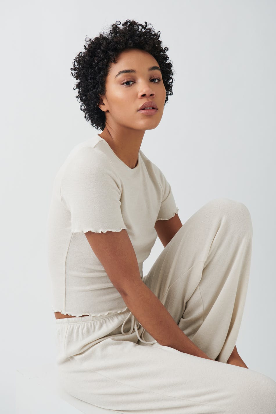 Cute short sleeve homewear top