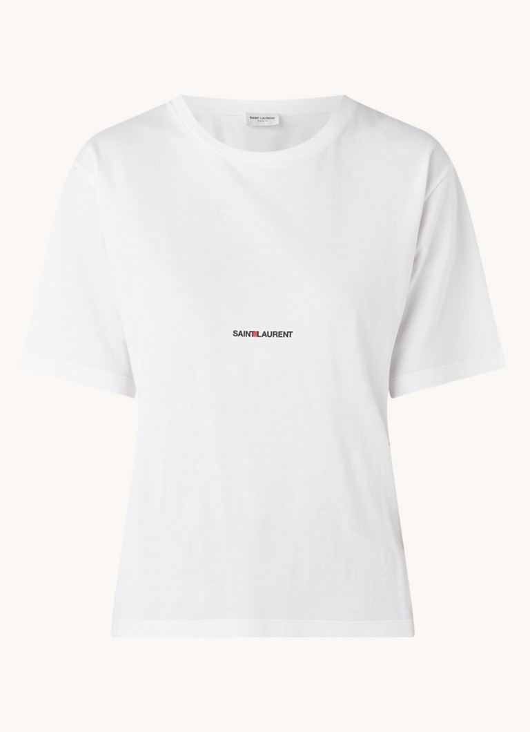 T-shirt Saint Laurent con logo stampato