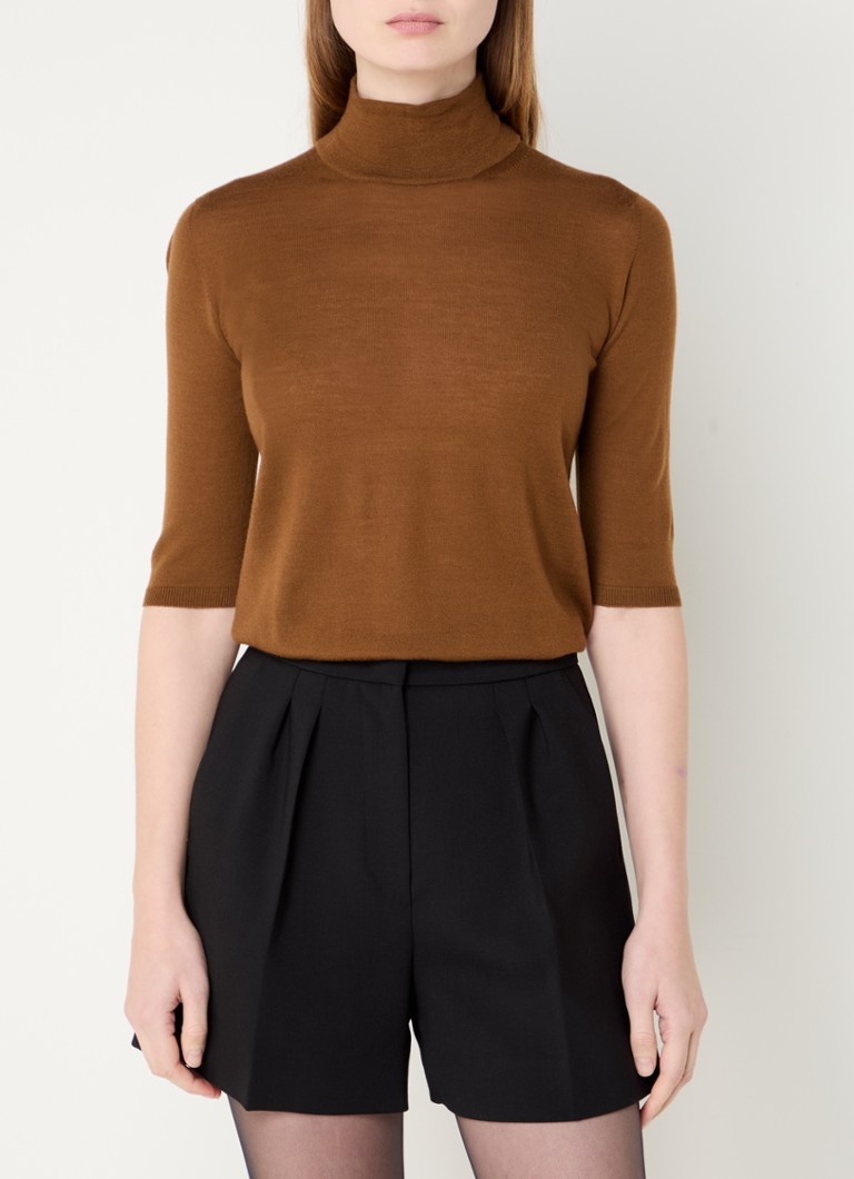 MaxMara Cecina τοπ από λεπτό πλεκτό παρθένο μαλλί