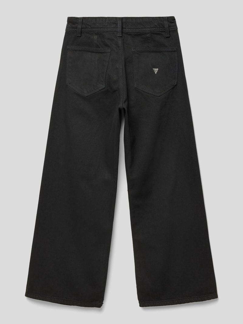Jeans aus Baumwolle Modell 'BULL' in schwarz