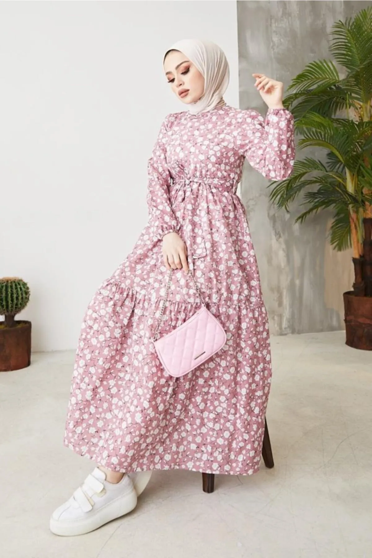 benguen  400 Kleid mit Gänseblümchenmuster