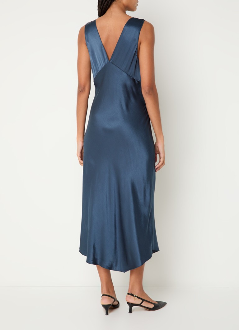Rails Monique satin midi dress with side slit