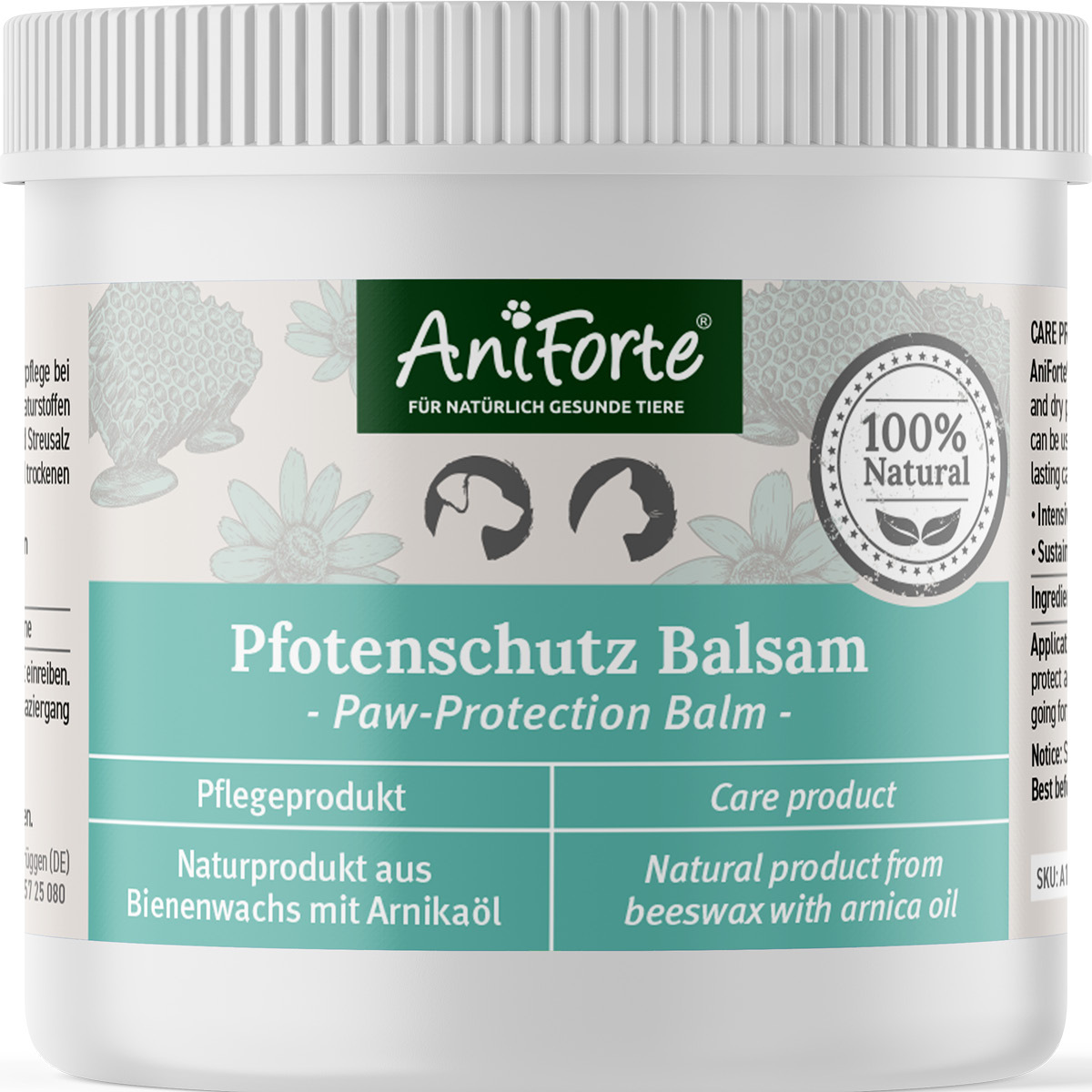 Aniforte Pfotenpflege Aniforte Pfotenschutz Balsam 120ml Sommer & Winter