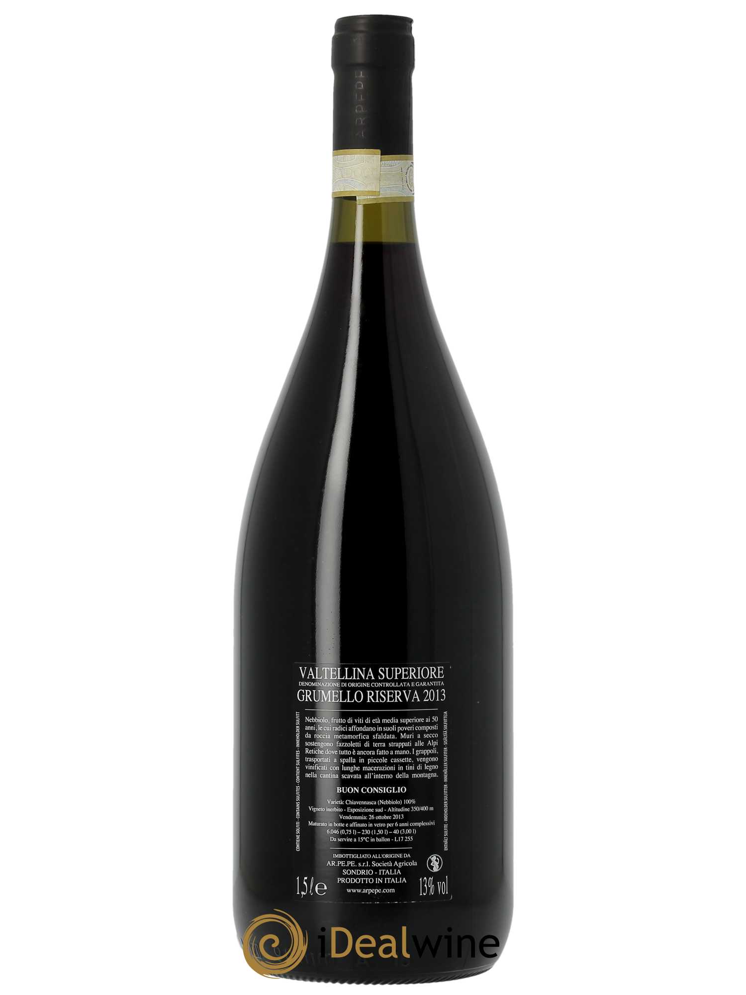 Valtellina Superiore DOCG Ar.Pe.Pe. Grumello Riserva Buon Consiglio  2013 - Lot de 1 Magnum