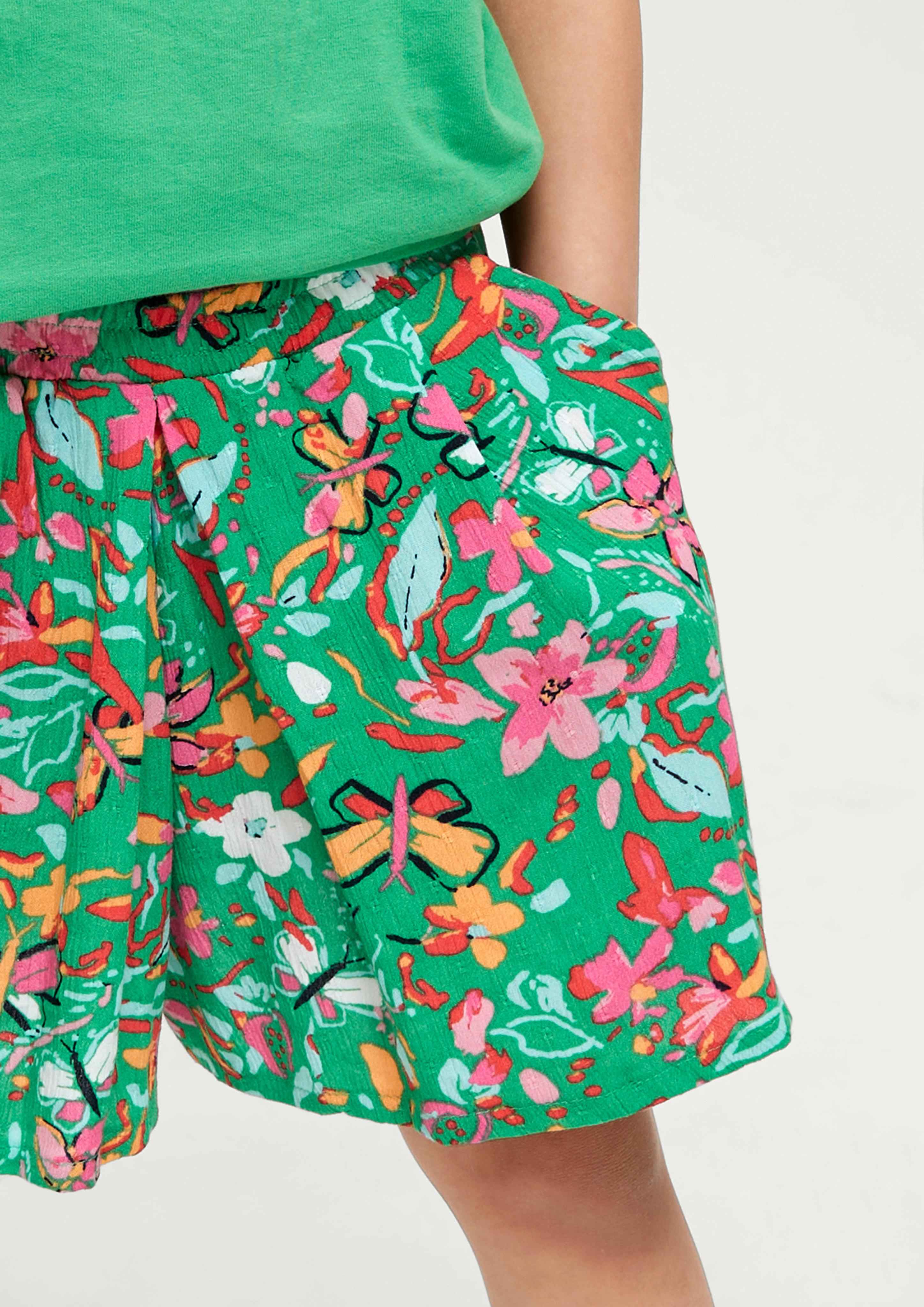 Relaxed: Hose aus Viskose-Crêpes  2136832-75A0