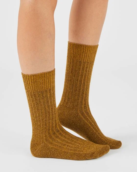 Chaussettes mixtes maille côtelée chaude Thermolactyl
