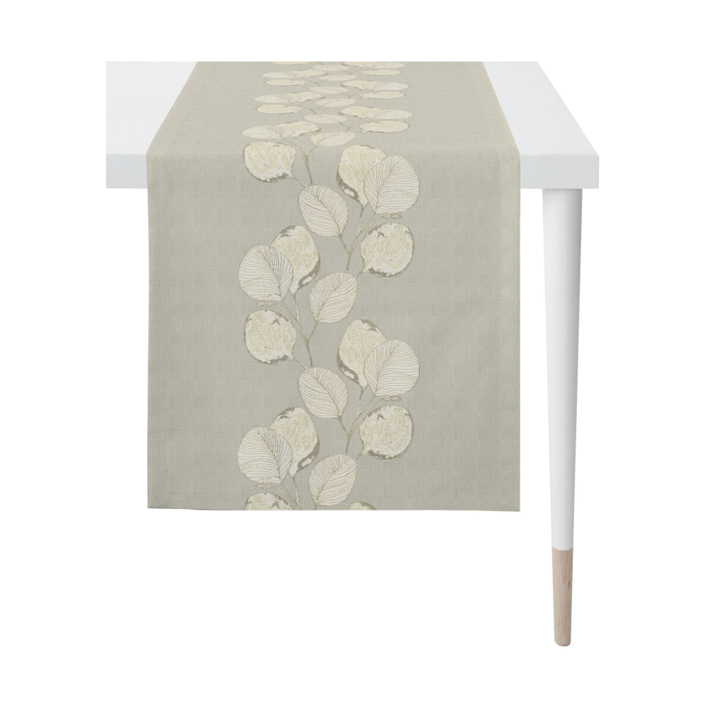 Tischläufer stein/natur/beige