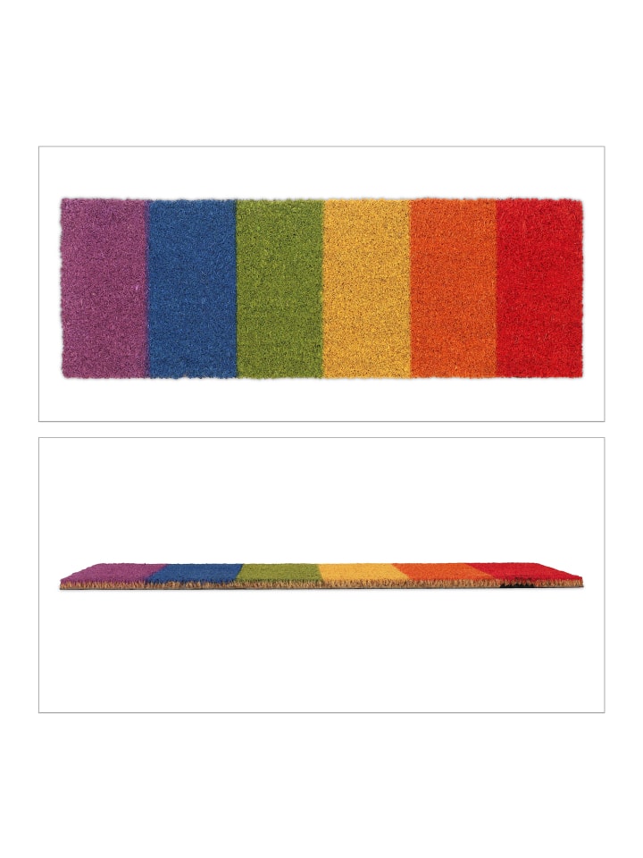 relaxdays Fußmatte in Bunt - 75 x 25 cm günstig kaufen onesize