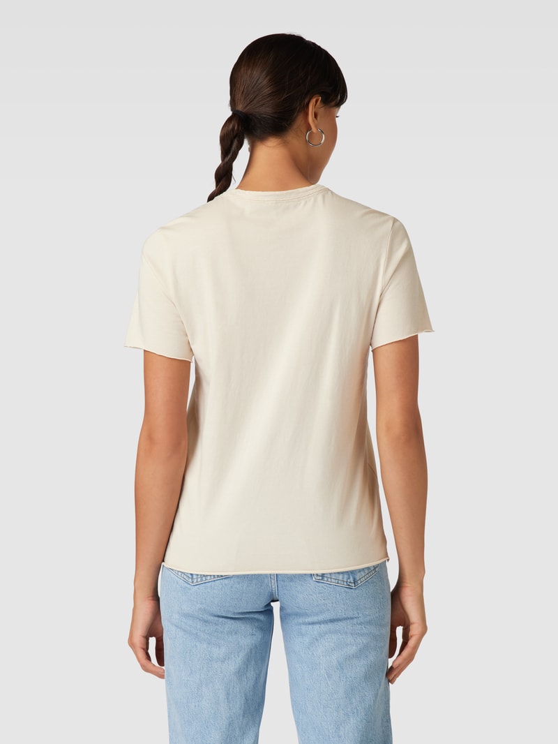 T-Shirt mit Motiv-Print Modell 'LUCY' in offwhite