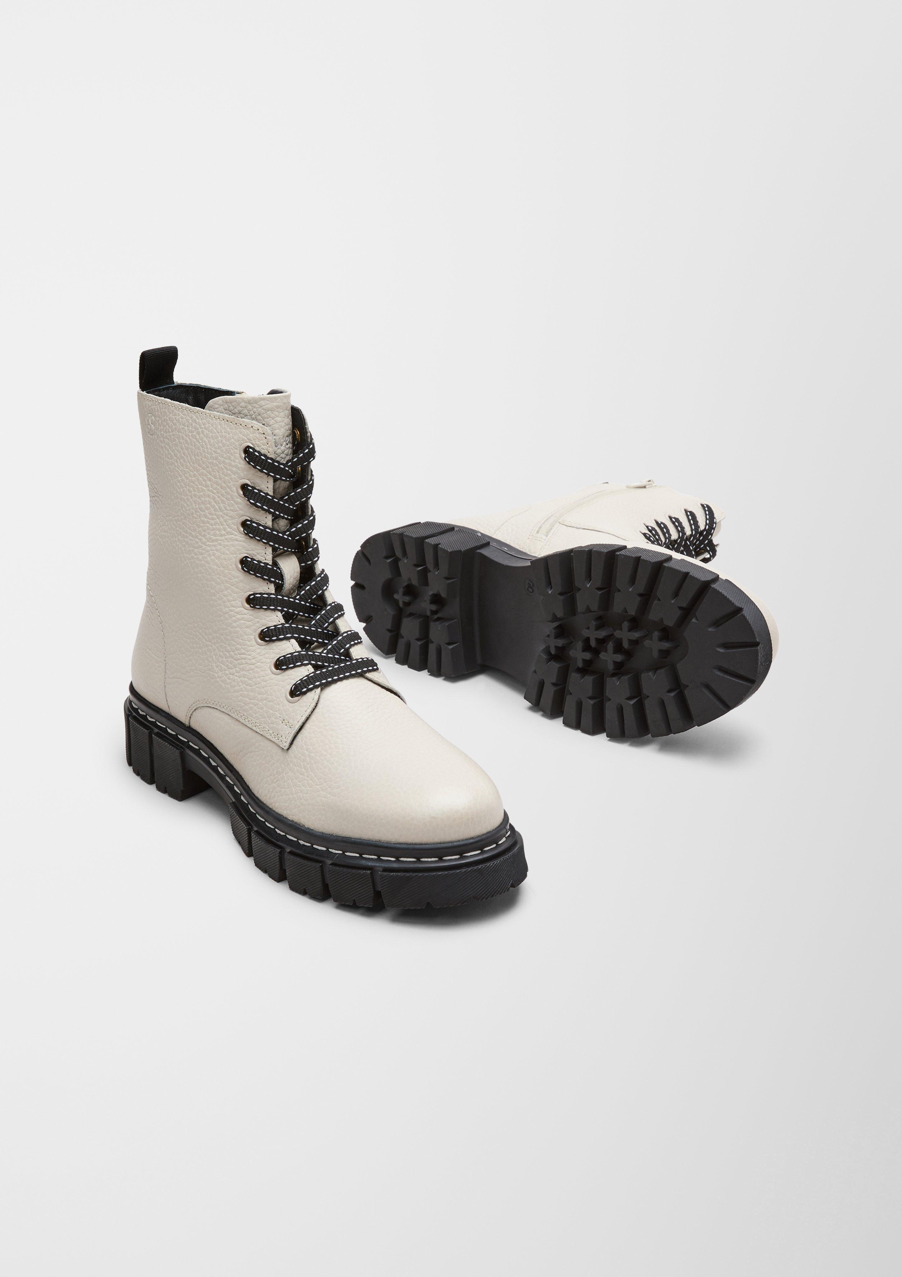 Stiefel aus Ledermix  101.207.101.25223-109