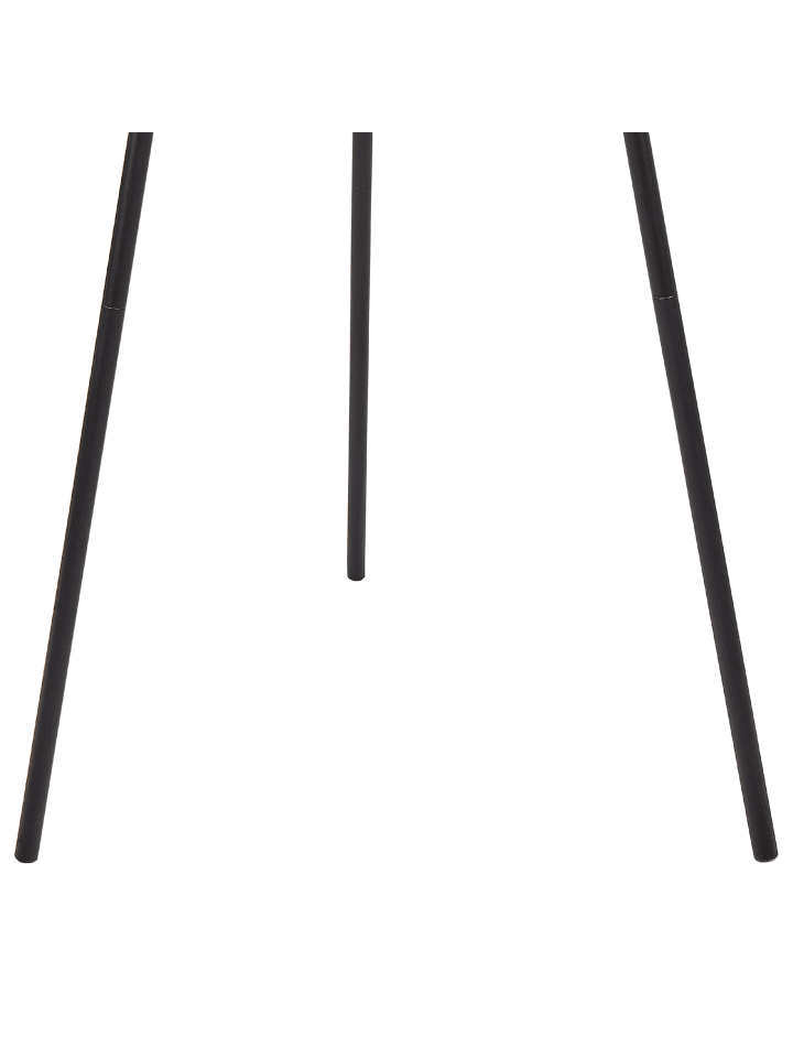 Beliani Stehleuchten JAVARI in Schwarz/Heller Holzfarbton - (W) 51 x (H) 145 x (L) 51 cm günstig kaufen onesize