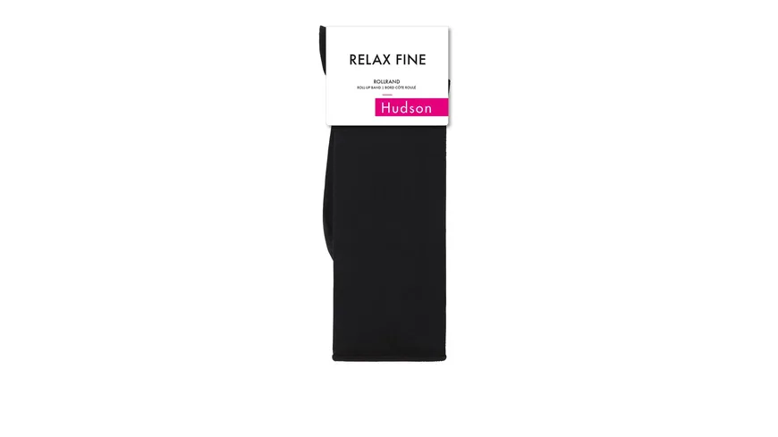 Hudson Damen Socken Relax Fine black