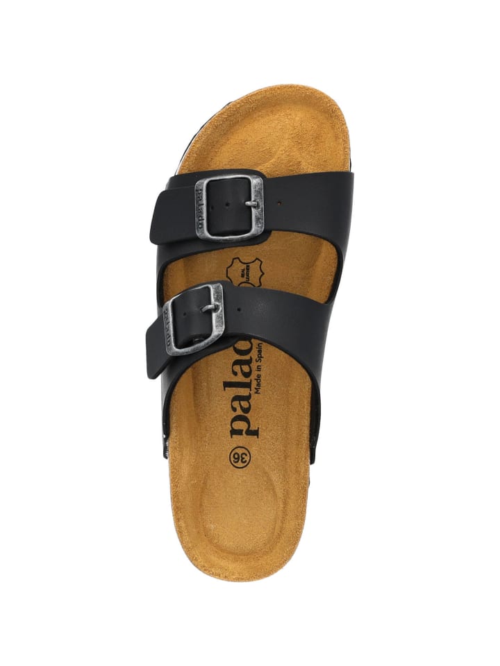 palado Pantoletten in Schwarz günstig kaufen
