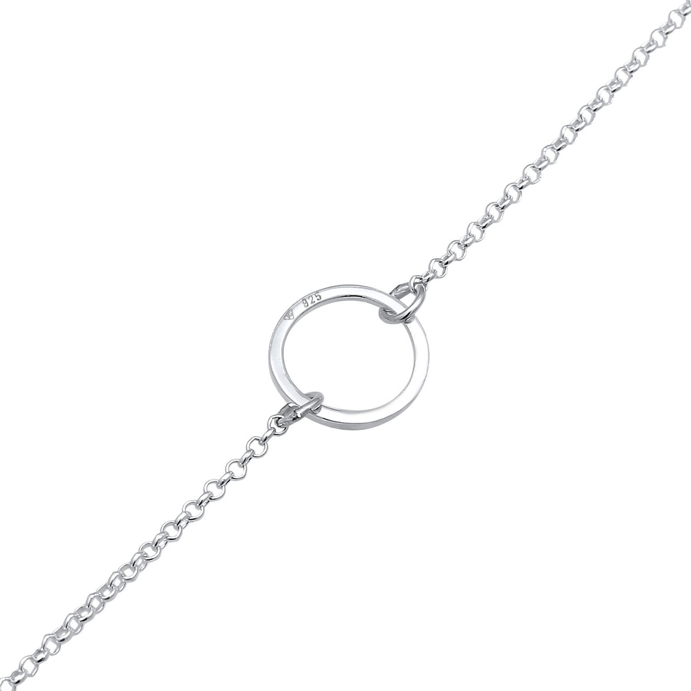 Elli Elli Collier Femmes Choker Cercle Tendance Géo en Argent Sterling 925 collier