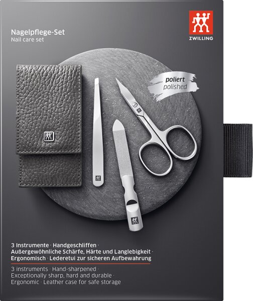 ZWILLING Beauty Classic Nagelpflege-Set - grey Maniküre-Set
