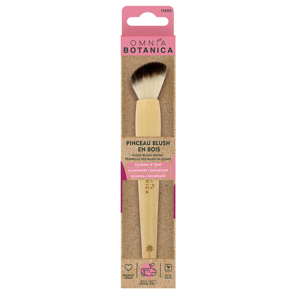 Omnia Botanica PINCEAU BLUSH EN BOIS PINCEAU MAQUILLAGE