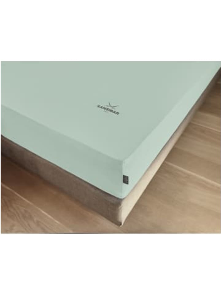 Sansibar Topper-Spannbettlaken in Jade günstig kaufen