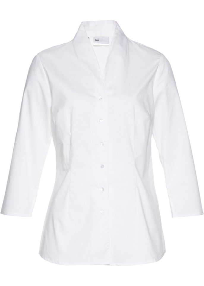 Bluse mit Stehkragen