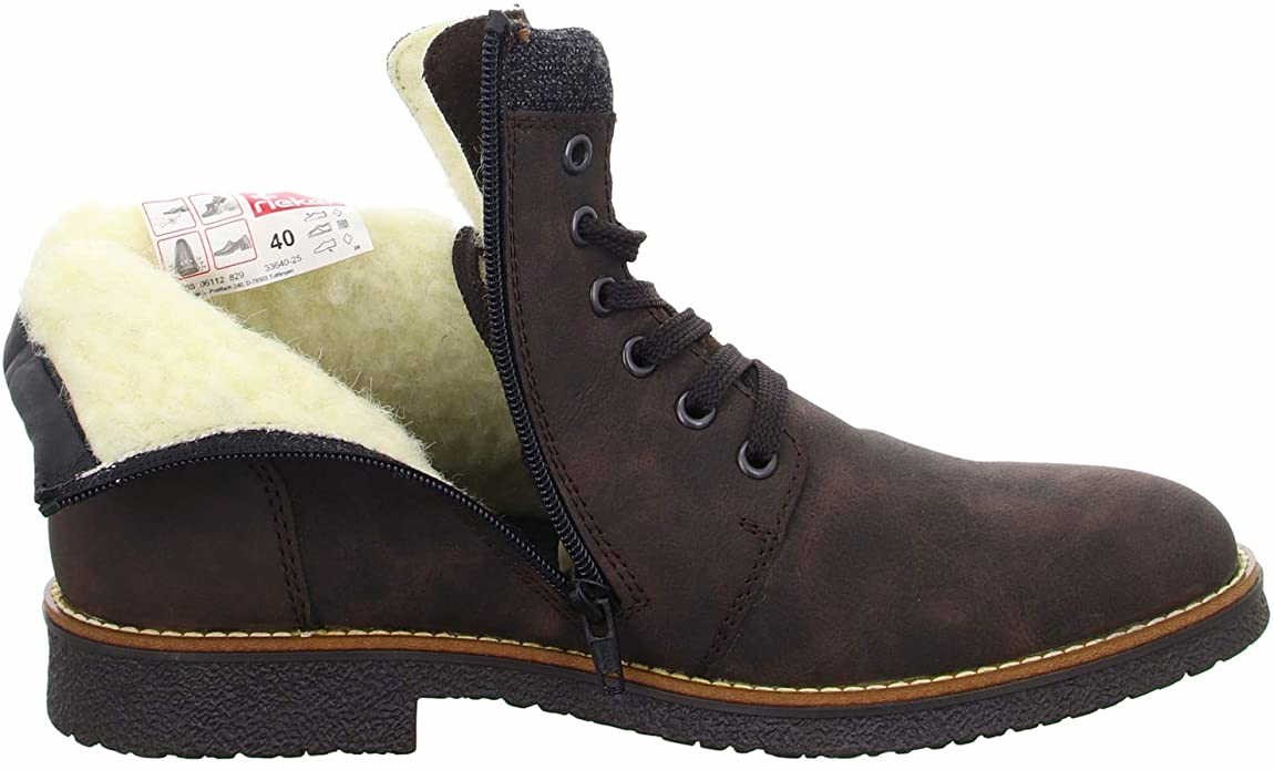 RIEKER Schnür-Stiefeletten braun
