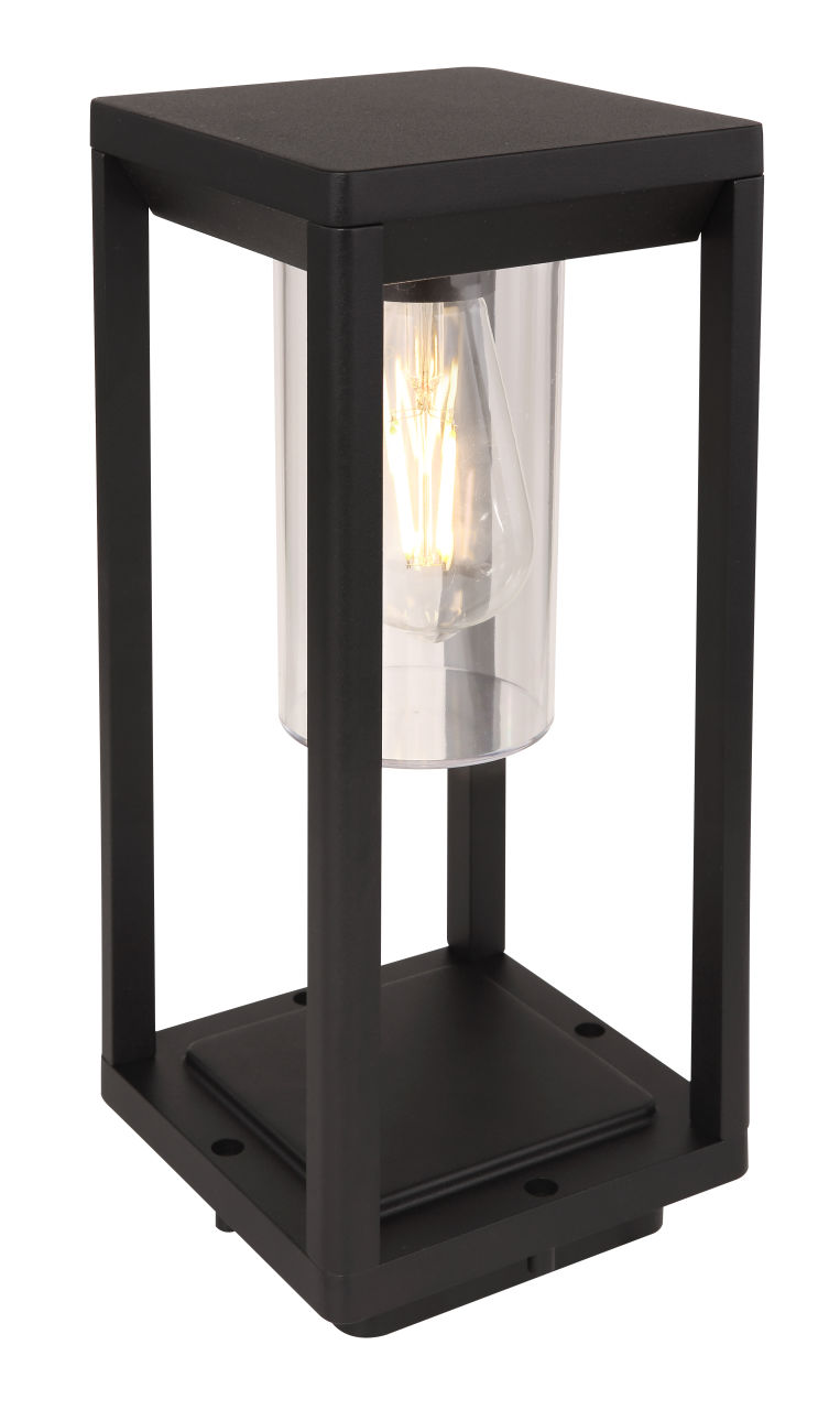 Globo Lighting - CANDELA - Außenleuchte Aluminium Druckguss schwarz matt, 1x E27 LED