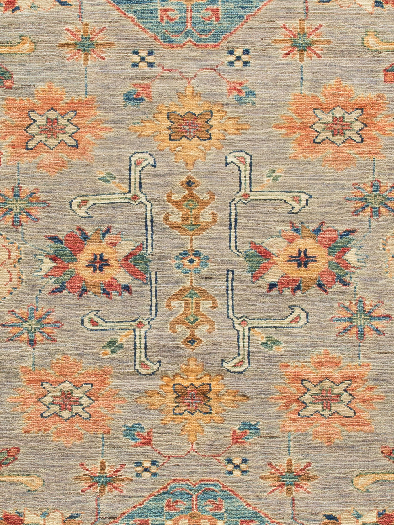 Kazak Ghazni ca. 204 x 260 cm, Unikat / Einzelstück