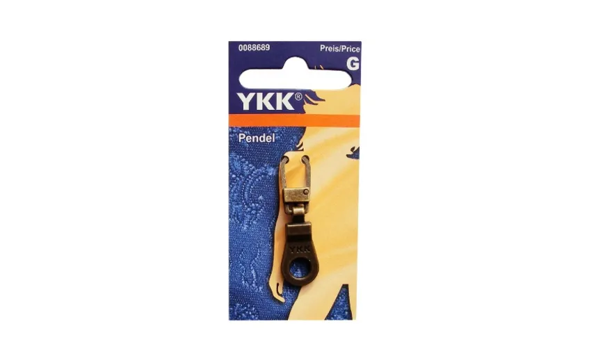 YKK Griffplatte Pendel altmessing altmessing