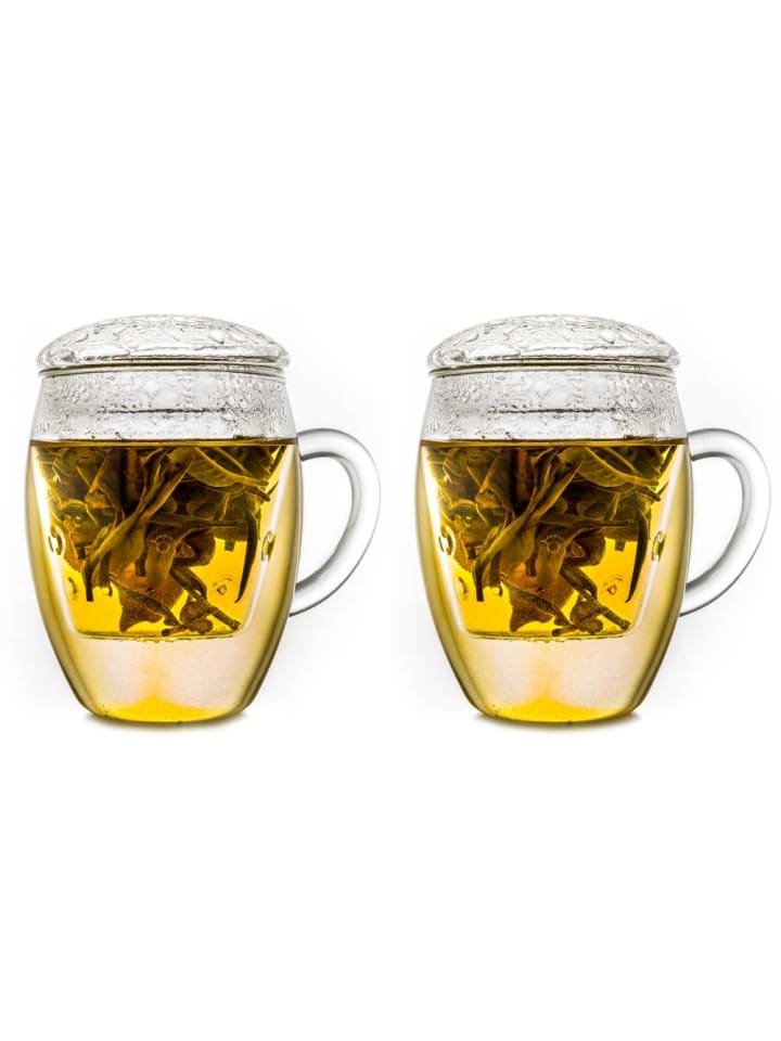 Creano 2er Set: Teeglas 