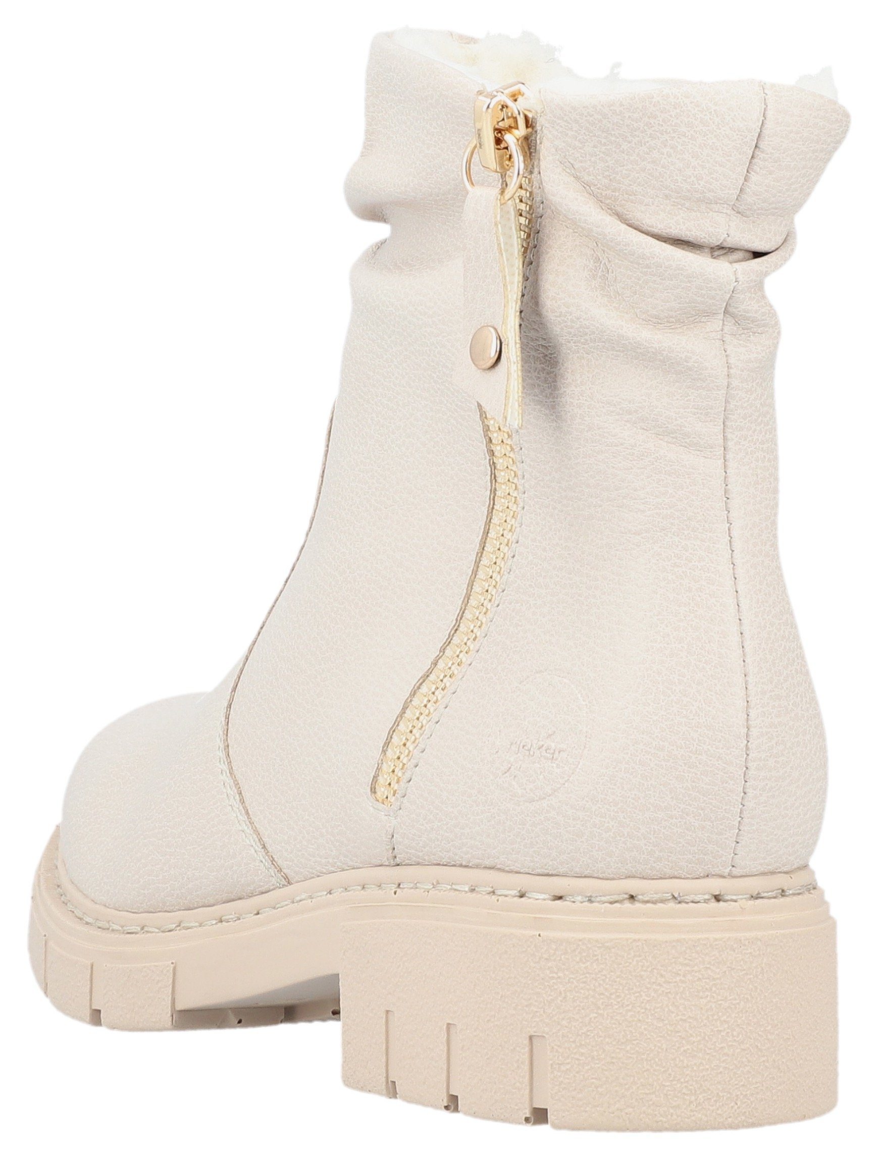 Rieker Winterstiefelette mit Zier-Reißverschluss an der Außenseite