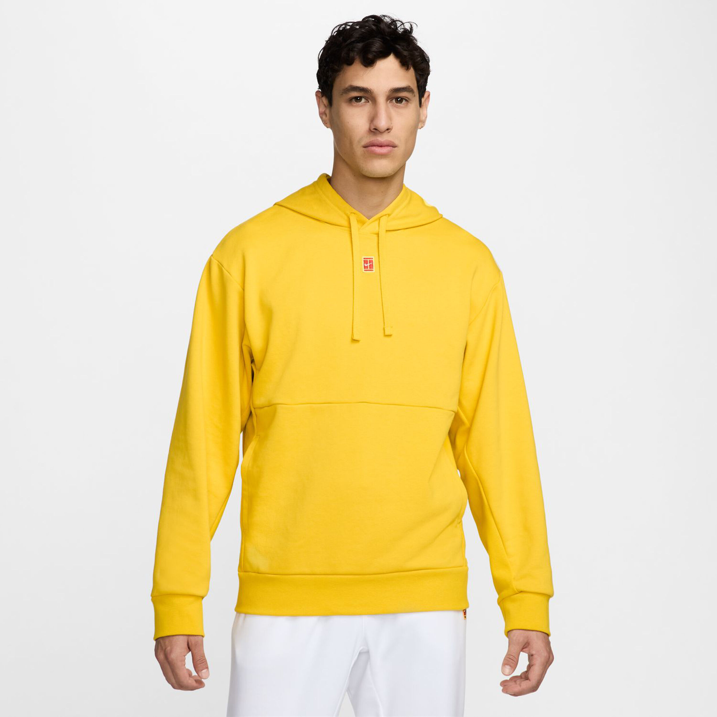 Dri-Fit Court Heritage Fleece Hoody Herren - Gelb