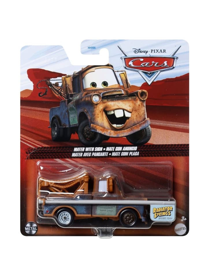 Disney Cars Hook mit Fahne | HTX86 | Disney Cars | Cast 1:55 Mattel Fahrzeuge günstig kaufen onesize