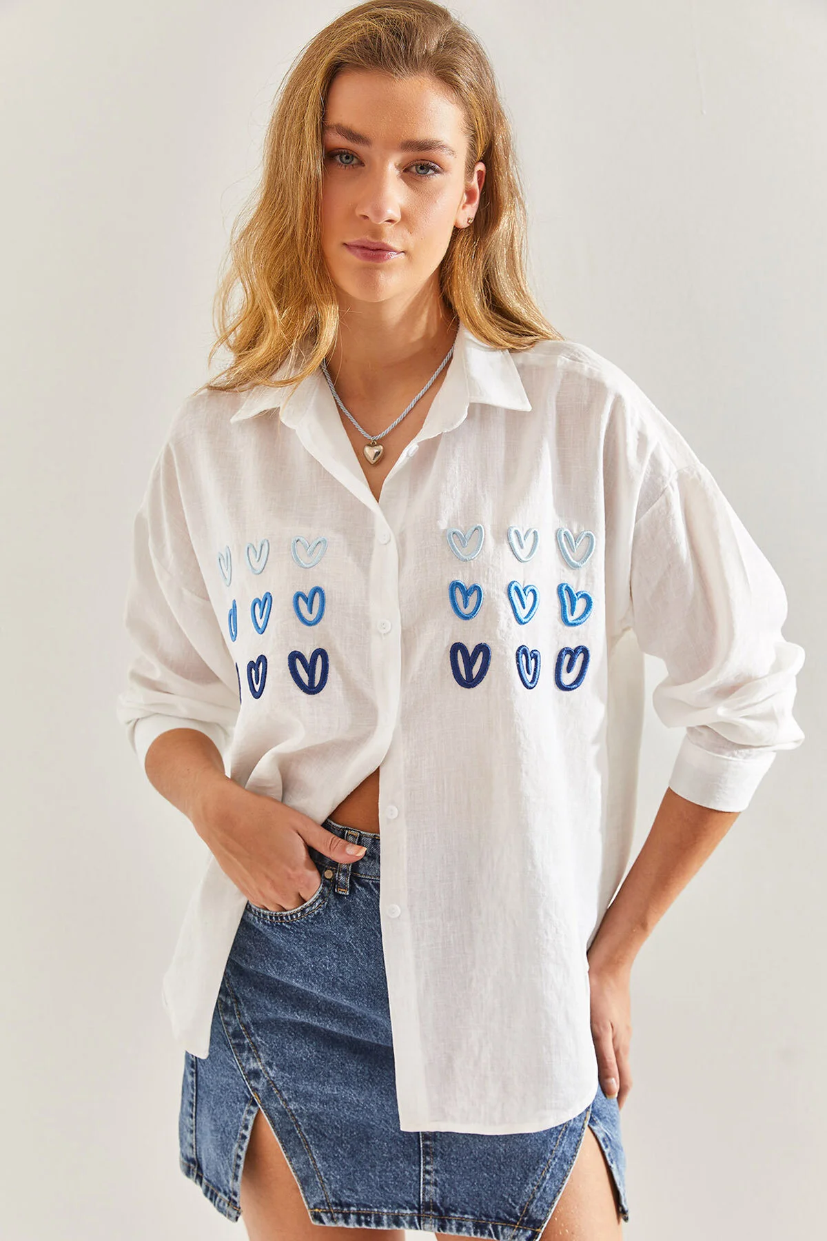 Bianco Lucci  Hemd - Weiß - Regular Fit