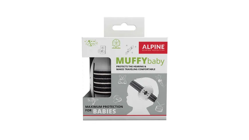 ALPINE Gehörschutz MUFFY BABY schwarz
