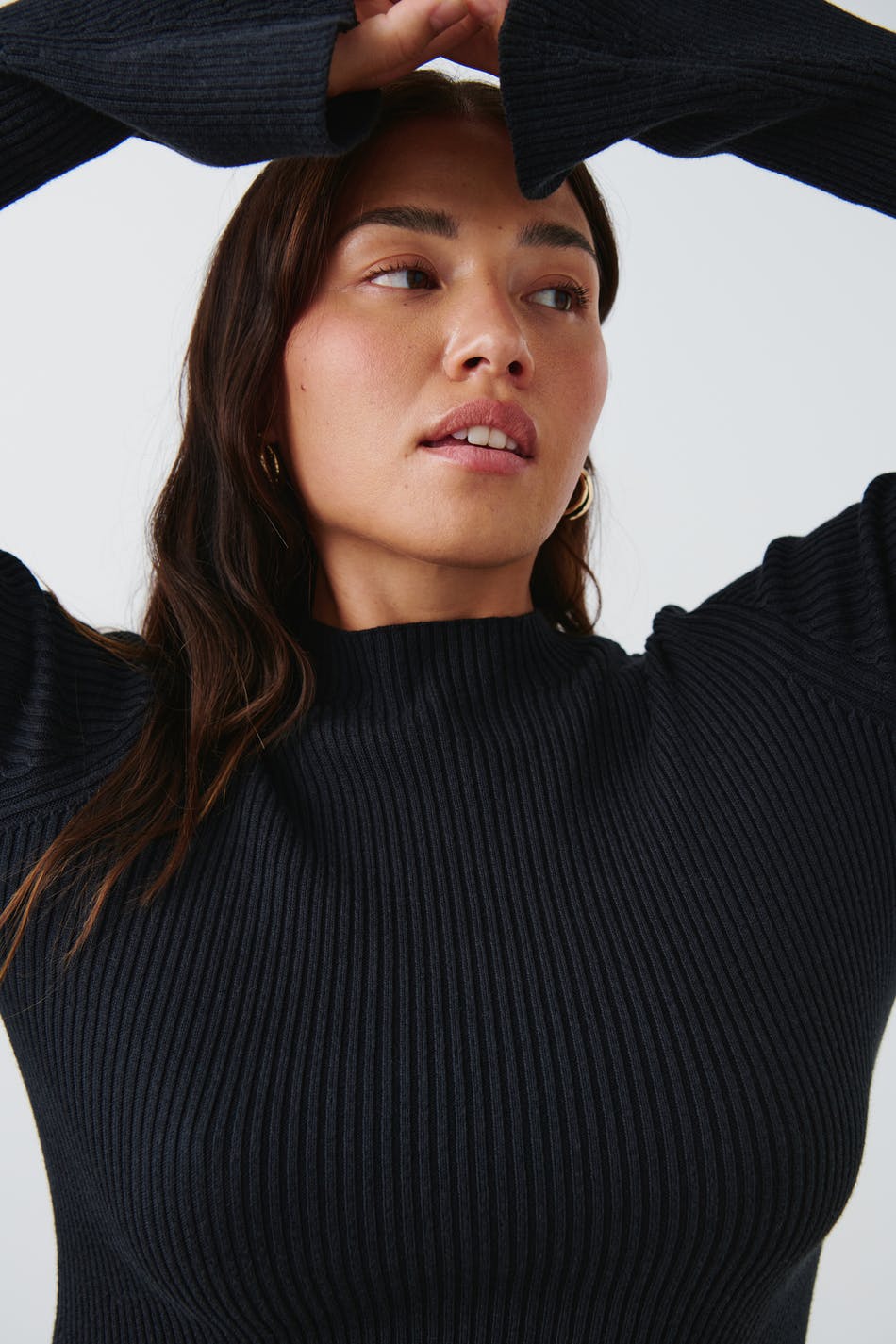 Midi knitted dress
